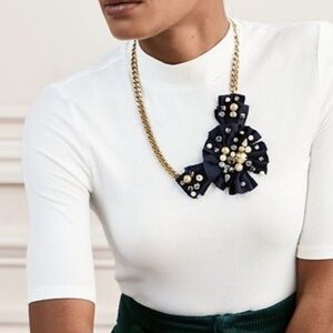 Stella & Dot | The French Twist Statement Necklace -Beaded - Sparkle -New In Box